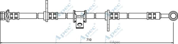 APEC HOS3147 - Bremžu šļūtene adetalas.lv