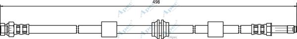 APEC HOS3182 - Bremžu šļūtene adetalas.lv