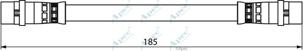 APEC HOS3894 - Bremžu šļūtene adetalas.lv