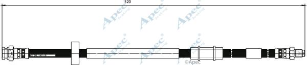 APEC HOS3809 - Bremžu šļūtene adetalas.lv