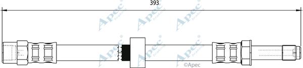 APEC HOS3878 - Bremžu šļūtene adetalas.lv