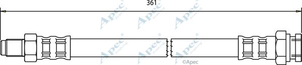 APEC HOS3336 - Bremžu šļūtene adetalas.lv