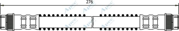 APEC HOS3242 - Bremžu šļūtene adetalas.lv
