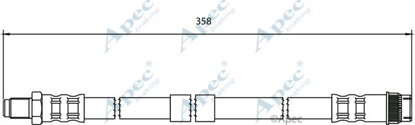 APEC HOS3789 - Bremžu šļūtene adetalas.lv