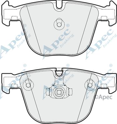 APEC PAD1732 - Bremžu uzliku kompl., Disku bremzes adetalas.lv