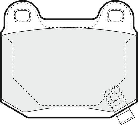 Roulunds Rubber 870781 - Bremžu uzliku kompl., Disku bremzes adetalas.lv