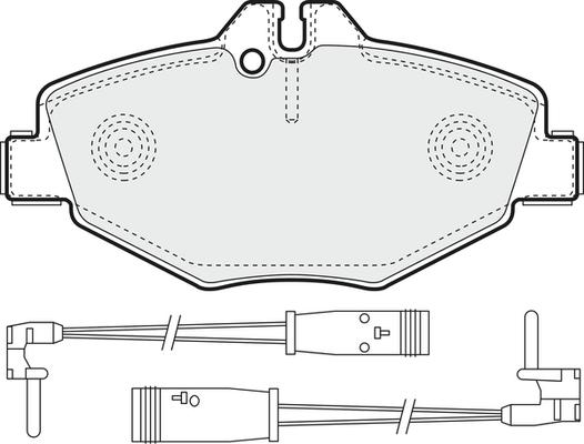 TRUPART DP11414RS - Bremžu uzliku kompl., Disku bremzes adetalas.lv