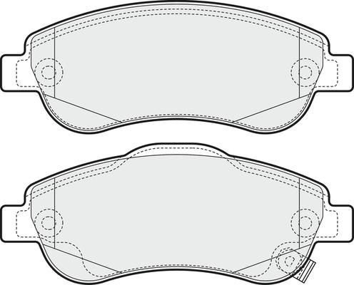 TRW Engine Component GDB3559 - Bremžu uzliku kompl., Disku bremzes adetalas.lv