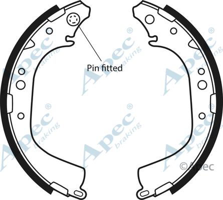 APEC SHU497 - Bremžu loku komplekts adetalas.lv