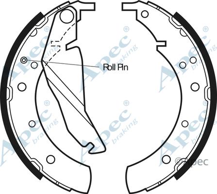 APEC SHU452 - Bremžu loku komplekts adetalas.lv