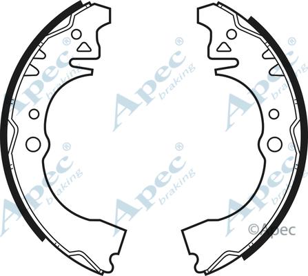 APEC SHU487 - Bremžu loku komplekts adetalas.lv