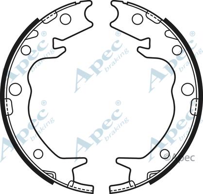APEC SHU699 - Bremžu loku kompl., Stāvbremze adetalas.lv