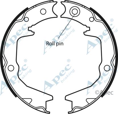 APEC SHU651 - Bremžu loku kompl., Stāvbremze adetalas.lv