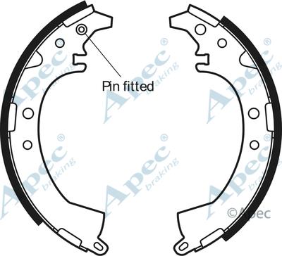 APEC SHU604 - Bremžu loku komplekts adetalas.lv