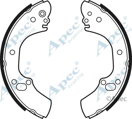 APEC SHU674 - Bremžu loku komplekts adetalas.lv