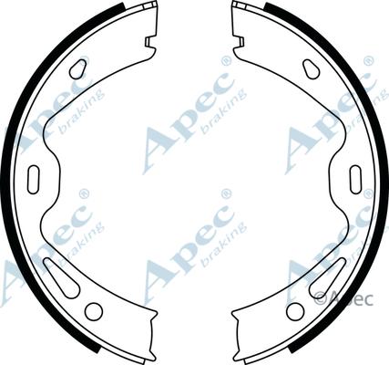 APEC SHU842 - Bremžu loku kompl., Stāvbremze adetalas.lv