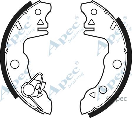 APEC SHU87 - Bremžu loku komplekts adetalas.lv
