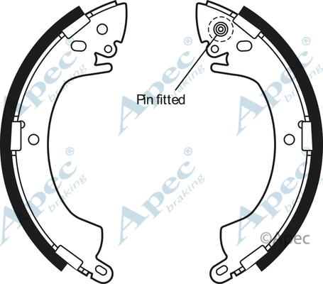 APEC SHU399 - Bremžu loku komplekts adetalas.lv