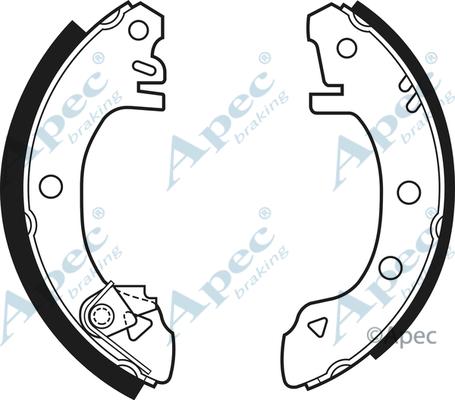 APEC SHU372 - Bremžu loku komplekts adetalas.lv