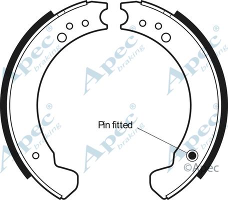 APEC SHU267 - Bremžu loku komplekts adetalas.lv