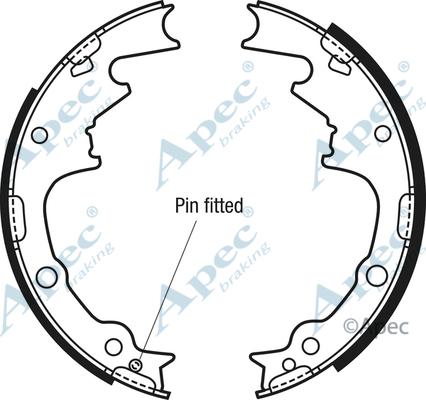 APEC SHU702 - Bremžu loku komplekts adetalas.lv