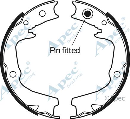APEC SHU776 - Bremžu loku kompl., Stāvbremze adetalas.lv