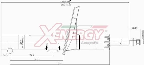 AP XENERGY X947334 - Amortizators adetalas.lv