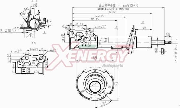 AP XENERGY X494333 - Amortizators adetalas.lv