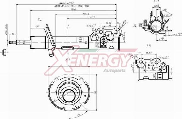 AP XENERGY X495333 - Amortizators adetalas.lv