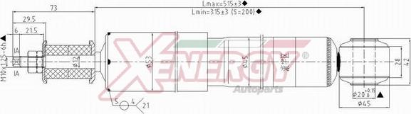 AP XENERGY X454344 - Amortizators adetalas.lv