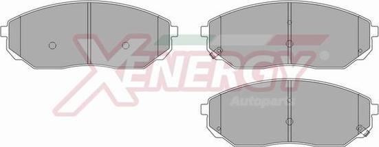 AP XENERGY X40944 - Bremžu uzliku kompl., Disku bremzes adetalas.lv