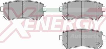 AP XENERGY X40985 - Bremžu uzliku kompl., Disku bremzes adetalas.lv