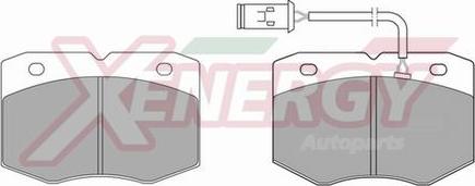 AP XENERGY X40520 - Bremžu uzliku kompl., Disku bremzes adetalas.lv