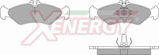 AP XENERGY X40627 - Bremžu uzliku kompl., Disku bremzes adetalas.lv