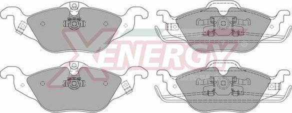 AP XENERGY X40673 - Bremžu uzliku kompl., Disku bremzes adetalas.lv