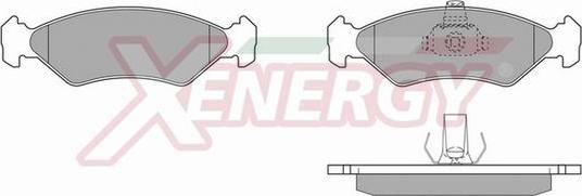 AP XENERGY X40357 - Bremžu uzliku kompl., Disku bremzes adetalas.lv