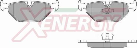 AP XENERGY X40386 - Bremžu uzliku kompl., Disku bremzes adetalas.lv