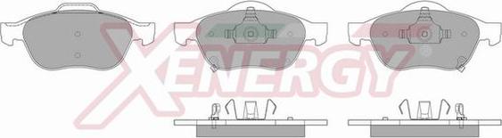 AP XENERGY X41037 - Bremžu uzliku kompl., Disku bremzes adetalas.lv