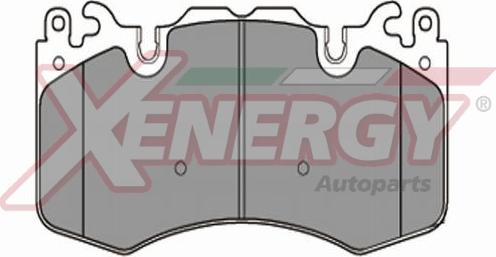 AP XENERGY X41325 - Bremžu uzliku kompl., Disku bremzes adetalas.lv