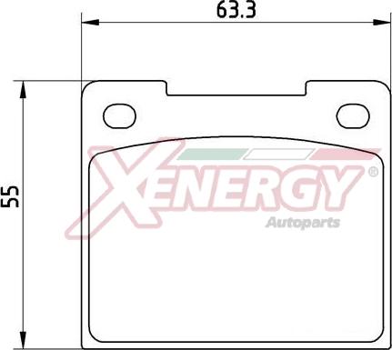 AP XENERGY X41379 - Bremžu uzliku kompl., Disku bremzes adetalas.lv