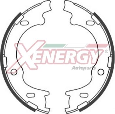 AP XENERGY X50442 - Bremžu loku komplekts adetalas.lv