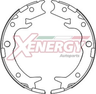 AP XENERGY X50463 - Bremžu loku komplekts adetalas.lv