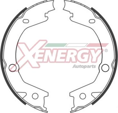 AP XENERGY X50411 - Bremžu loku komplekts adetalas.lv