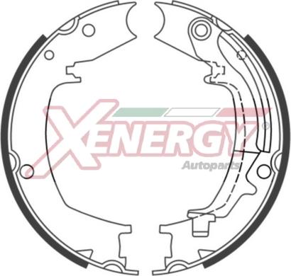 AP XENERGY X50531 - Bremžu loku komplekts adetalas.lv