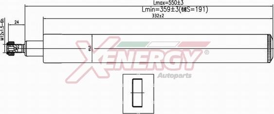 AP XENERGY X506365 - Amortizators adetalas.lv