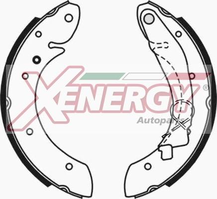 AP XENERGY X50719 - Bremžu loku komplekts adetalas.lv