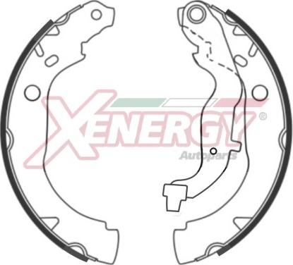 AP XENERGY X50730 - Bremžu loku komplekts adetalas.lv