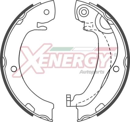 AP XENERGY X50725 - Bremžu loku kompl., Stāvbremze adetalas.lv