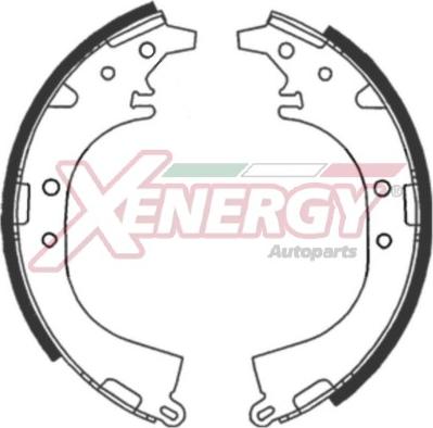 AP XENERGY X50727 - Bremžu loku komplekts adetalas.lv