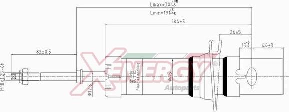 AP XENERGY X612341 - Amortizators adetalas.lv